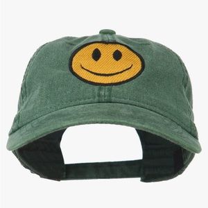 Green smiley hat